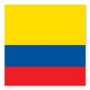 colombia_flag_square_car_magnet_3_x_3