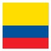 colombia_flag_square_car_magnet_3_x_3
