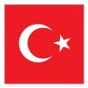turkey_flag_square_sticker_3_x_3